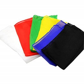 AIMOFAMAG 6pcs Magic Silk Handkerchief Magicians Scarves Magic Trick Colorful Silk Scarf Stage Magic Magician Accessories (30x30cm)