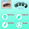 Lash Clusters DIY 100pcs Cluster Lashes Natural Look 9-16mm 3D