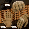 FOXKULL Tactical Gloves for Men, Touchscreen Motorcycle Gloves with Hard