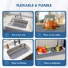 Bestjing Silicone Sink Protectors for Kitchen Sink - 28.4"x 14.3"