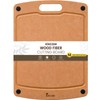 Kikcoin Wood Cutting Board, Cutting Boards for Kitchen Dishwasher Safe