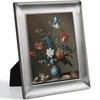 Axeman 8x10 Metal Picture Frame with Tempered Glass, Modern Photo