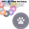 Piburth 4 Pack Car Cup Holder Coasters, Dog Paw Insert