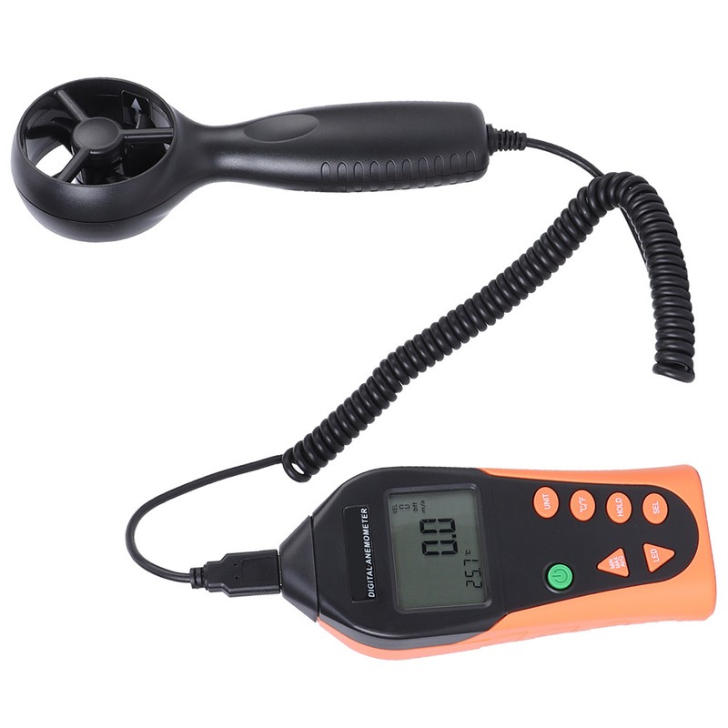 816B Digital Anemometer Portable Wind Speed Sensor Meter Measuring Instruments