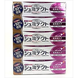 Medicated Schmidtect Periodontal Disease Care, 10% Increased Volume, 3.5 oz (99 g) x 5 Bottles