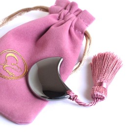 Beautéller Terahertz Kasa Plate with Limited Tassel [Moon (Moon), 1.6 inches (40 mm)]