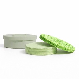 Ankh Cleansing Compressed Sponge, 20 pieces (including case), 1 piece, green / 안크 클렌징 압축 해면 스펀지 20개입 (케이스 포함), 1개, 그린