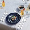 LIANYU 50-Piece Silverware Set, Stainless Steel Square Flatware Cutlery Set
