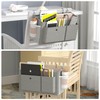 Edudif Bedside Caddy Bedside Organizer with Fixed Straps & Water