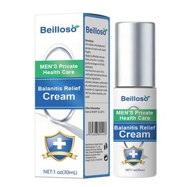 Antibacterial Cream for Private Parts, Antibiotic Cream for Skin Infection, Anti-Itch Soothing Ointment for Men 30g