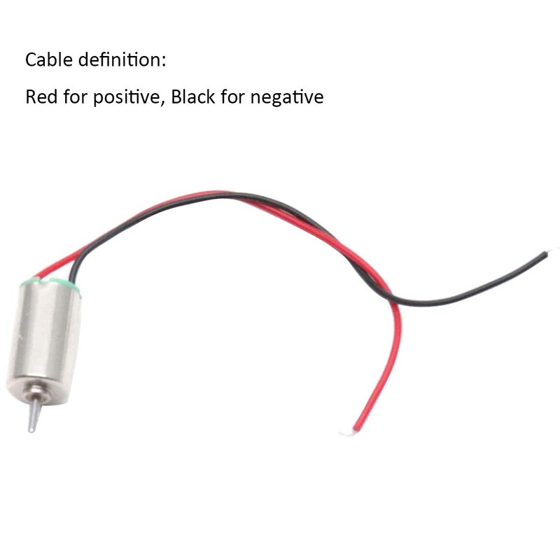 Hxchen 1.5V-4.5V 7500RPM Coreless Micro DC Motor 6x10mm for Airplane
