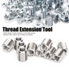 Fafeicy 10Pcs Threaded Insert Nuts, Stainless Steel Hex Socket Screw