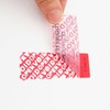 RLSYM 100Pcs Tamper Evident Security Labels 1x3 inch Spanish Warning