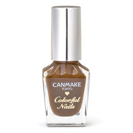 Canmake Colorful Nails N74 Clame Brule, High Color, Quick Drying, Brown, Orange, Caramel, Jam Syrup, Transparency, 0.3 fl oz (8 ml)