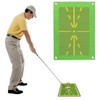 Hitting Practice Mat for Swing Detection Batting Path Visual Feedback