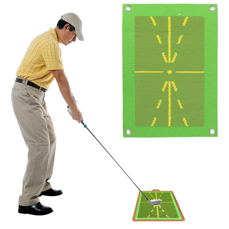 Hitting Practice Mat for Swing Detection Batting Path Visual Feedback