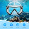 Snorkeling Gear for Adults Men Women, Snorkel Set with Panoramic