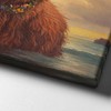 Spiffing Prints Beachside Beasts – Highland Cow – Floral Crown