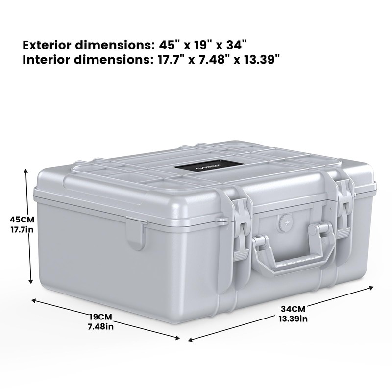 ORICO Hard Drive Case 3.5inch 20-Bay HDD/SSD Multi-Protection Storage Suitcase