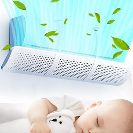 Wind Deflectors Air Conditioner Adjustable Wall Mounted Sign Air Conditioner Cold Warm Home Office Elderly Baby Pregnant Women