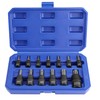 WORKPRO Torx Bit Socket Set, 1/4", 3/8" and 1/2" Drive,