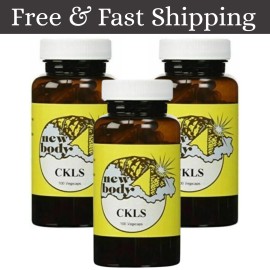 New Body Products CKLS Cleanse For The Colon, Kidney, Liver, Spleen 100 Vegicaps New Body 3 Packs
