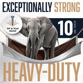 12x20 Heavy Duty Tarp, 10 Mil Thick, Waterproof, Tear & Fade Resistant, High Durability, UV Treated, Grommets Every 18 Inches. (Silver/Brown - Reversible) (12 x 20 Feet)