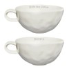 Faithworks Christian Gifts-Set of 2 Hand Thrown Inspirational Coffee Tea