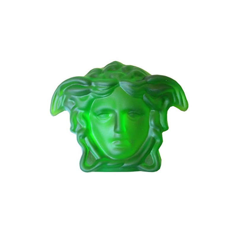 Medusa Half Head Crystal Glass L 7.8 cm x W