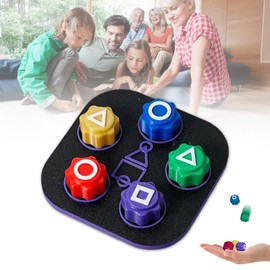 GETBSTOOP Gonghi Korean Game, Gonghi Korean Folk Game Set, Gonghi Jack Stone Pebble Set, Korean Traditional Play Game Korean Jack Game, Rainbow Gonghi Stone for Squid TV Fan and Kids