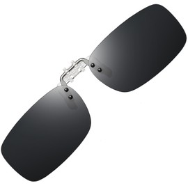 AoHeng Polarized Clip On Sunglasses over Glasses for Men Women UV Protection