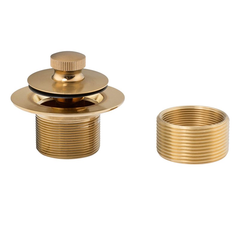 Artiwell Lift & Turn Tub Trim Set with Two-Hole Overflow