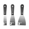 Flexible Edge - Metal Blade Scraper Set with Anti-Slip Handles