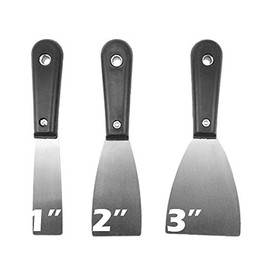 Flexible Edge - Metal Blade Scraper Set with Anti-Slip Handles