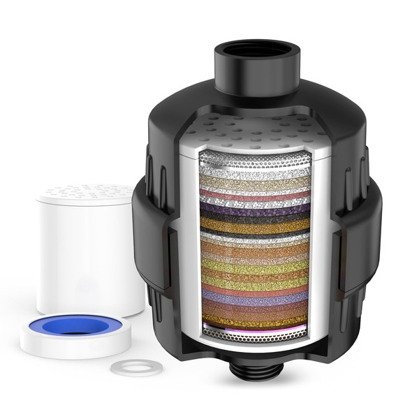 MEKO 36 Stufen Duschfilter mit Vitamin C, Wasserfilter Dusche mit