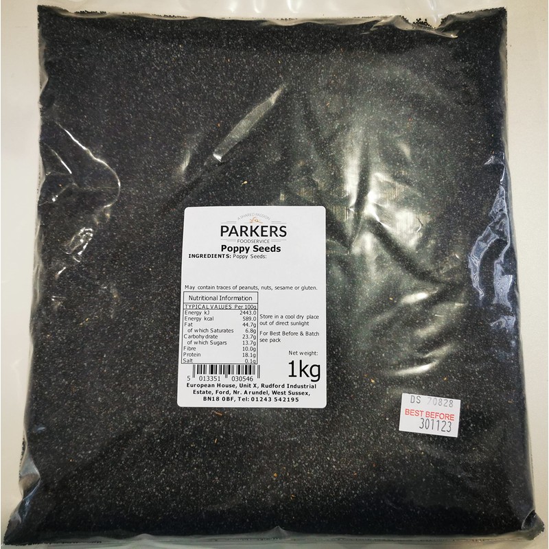 Parkers Poppy Seeds 1kg