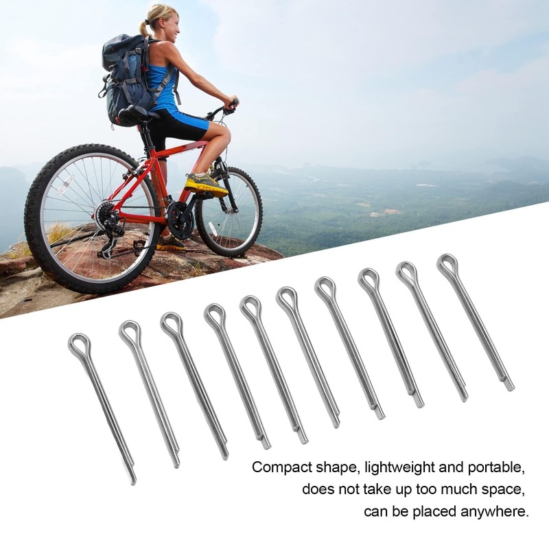 equlup Cotter Lock Pin, 10 Pcs Bike Disc Brake Pads