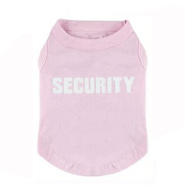 Dog Shirt T Shirts Puppy Summer Clothes Dog Tank Top Vest Security Sweat Shirt for Small Dog Medium Dog Cat (XL, Pink)