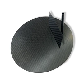 M&M Smartek XXL Set V2 Carbon Plate and Carbon Card in Credit Card Format Including Tube (Thicker) Made of Real Carbon Fibre in Black, black, Elegant