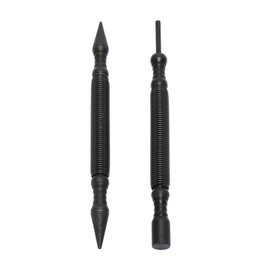 1/16in Dual Head Nail Setter 1/32in Center Punch 3500PSI Striking Force Hammerless Spring Punch for Wood Metal Glass