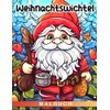 Weihnachtswichtel Malbuch: 30 Seiten voller Spaß und kreativem Urlaubsmalbuch für