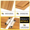 WORPSON Wood-Grain Lap Board Clipboard, for Letter & A4 Size