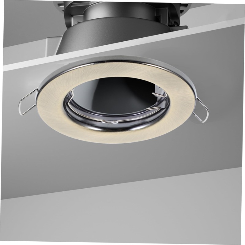 Tofficu 3pcs Metal Trim for Recessed Light Fixtures Durable Iron