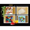 Asingeloo Clear Plastic Zip Storage Bags, 3"X 5" Transparent Small