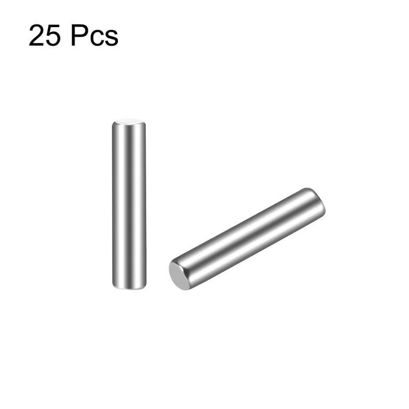 TOP-VIGOR 25Pcs 2mm x 10mm Dowel Pins Shelf Support Pegs,