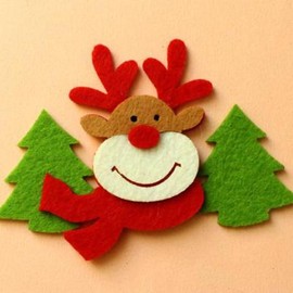 Hottracks 3D Rudolph Felt 5p / 입체 루돌프 펠트 5p
