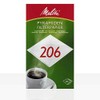'Melitta filter paper coffee filter 200 x PYRAMID 206 (White)