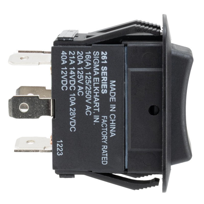 RecPro RV Double Pole Double Throw Momentary Switch | 30A