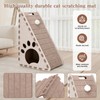 Mittimiya Cat Scratcher, Triangle Felt Cat Scratcher(Cat House), Vertical Integrated