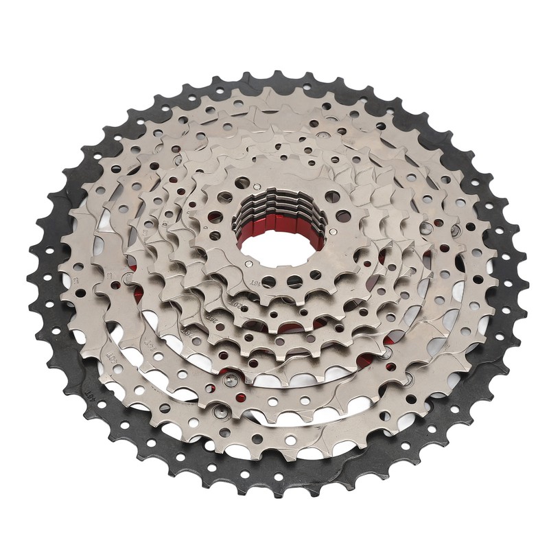 9 Speed Bike Cassette Aluminum Alloy 12 to 46T Precise